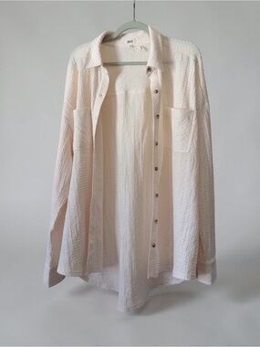 BKE Light Cream Button-Down NWOT